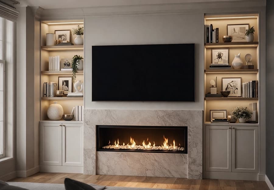 Bespoke fireplace cabinetry and architectural woodwork décor Atlanta GA — ERAZO HOME