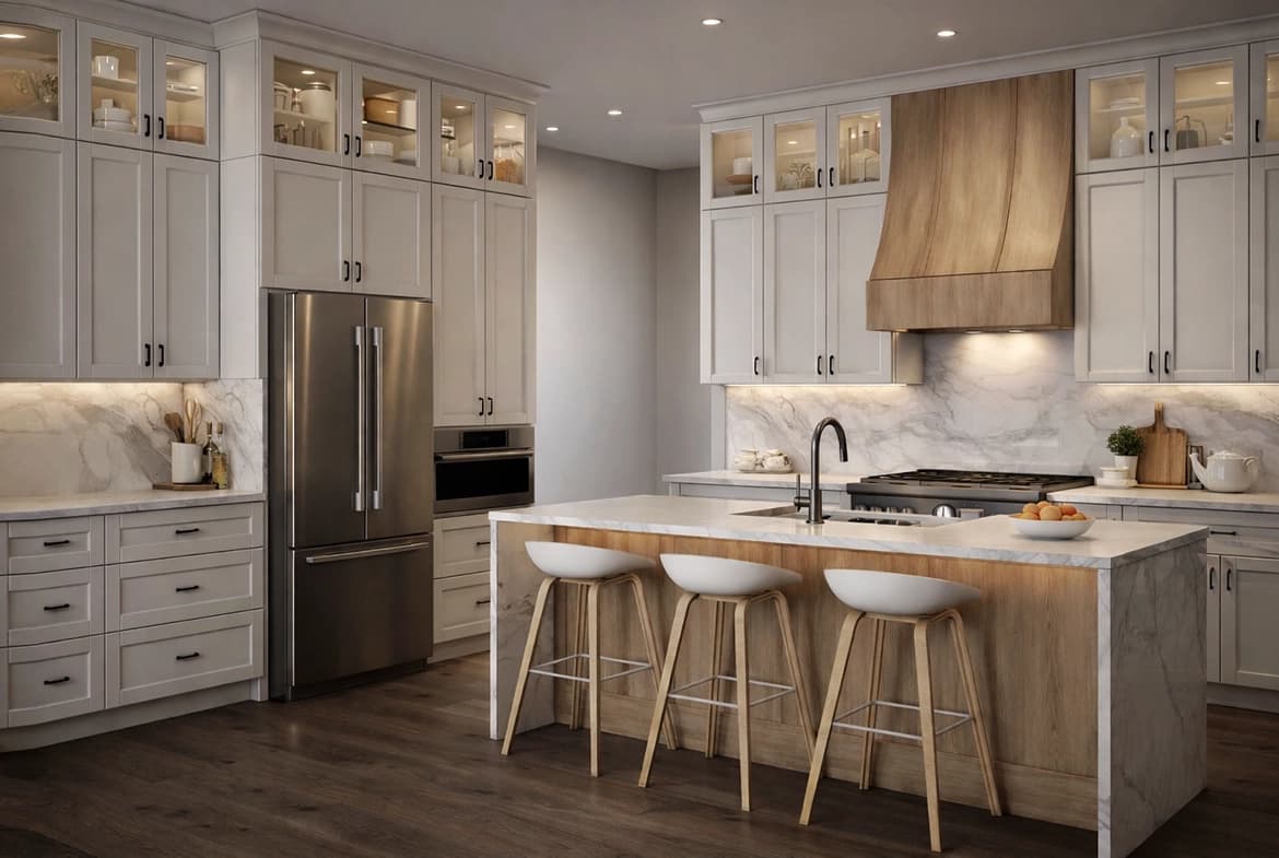 kitchen hood — ERAZO HOME custom kitchen Atlanta GA