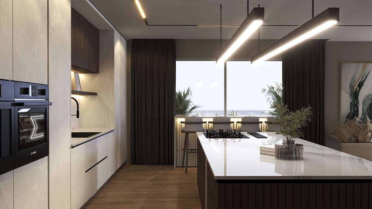 kitchen island — ERAZO HOME custom kitchen Atlanta GA