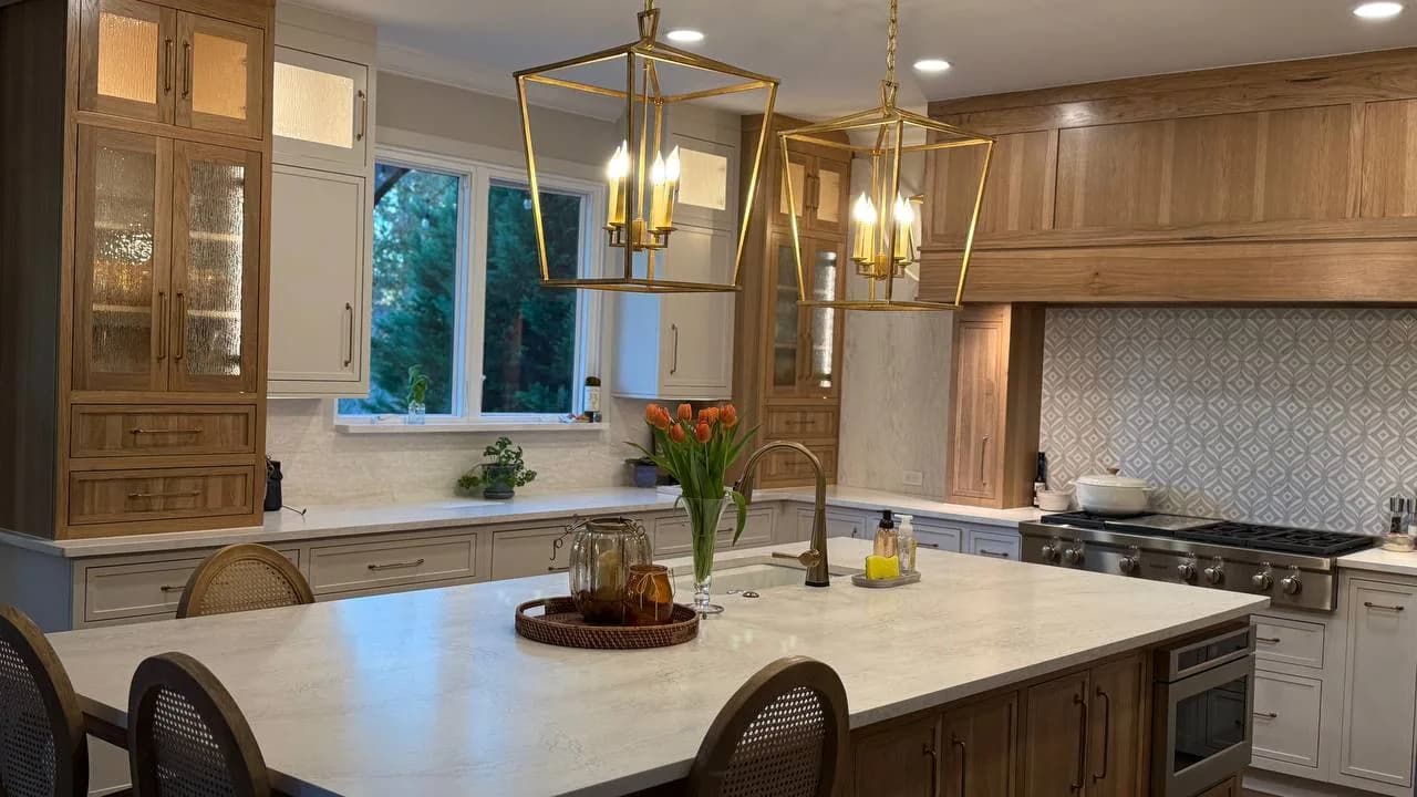 Quarter-Sawn Oak Kitchen — ERAZO HOME custom kitchen Atlanta GA