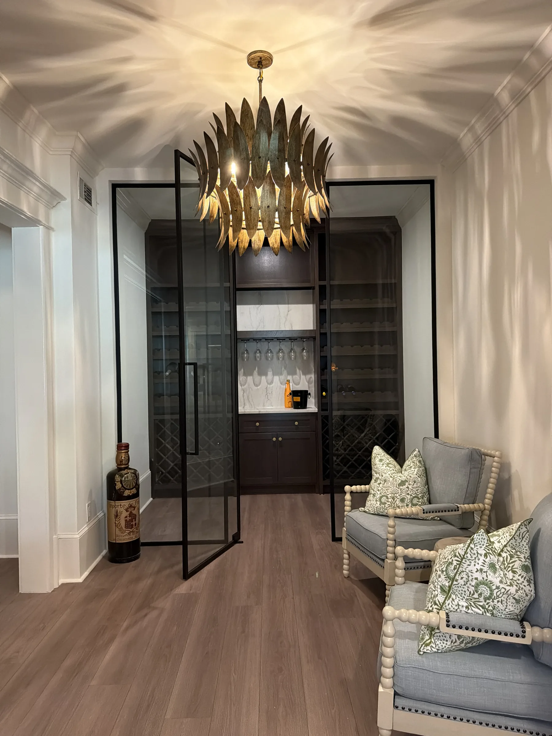 Custom Wine Wall — ERAZO HOME custom décor Atlanta GA